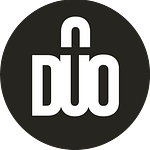DUO Wellness and Community Center Tertiary Logo Black Circle